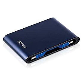 【未使用】【中古】 シリコンパワー ポータブルHDD 2TB 2.5インチ USB3.0/2.0対応 耐衝撃 防水 Armor A80 SP020TBPHDA80S3B