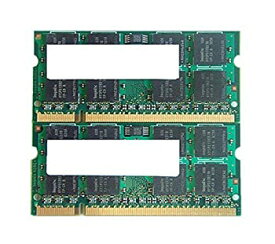 【未使用】【中古】 DDR2-667 PC2-5300 200Pin S.O.DIMM ノートPC用増設メモリ 1GB 2枚組