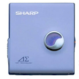 【中古】 SHARP シャープ MD-DS30-A ブルー 1-BIT ポータブルMDプレイヤー MDLP対応