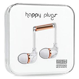 【未使用】【中古】 happy plugs ハッピープラグス In-Ear Unik Edition カナル型イヤホン スウェーデンブランド 女性向け ギフトに最適 音符マークケース リモコン