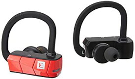 【未使用】【中古】 ERATO Rio3 タイプの完全コードレス耳栓ワイヤレス イヤフォン スポーツ 防水規格IPX5 (レッド)