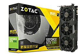 【中古】 ZOTAC ZT-P10800I-10P GeForce GTX 1080 AMP Extreme+ 11Gbps 8GB GDDR5X 256-bit PCIe 3.0 ゲーミンググラフィックカード VR対応