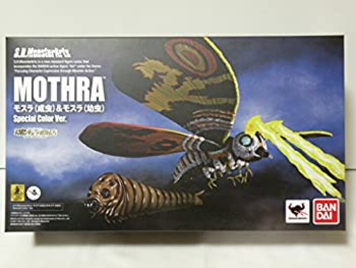 楽天市場】【中古】 BANDAI S.H.モンスターアーツ モスラ (成虫 