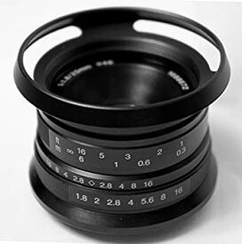 【未使用】【中古】 Hengyijia 25mm F1.8 黒色 単焦点レンズ Panasonic OLYMPUS マニュアルフォーカスマイクロフォーサーズ