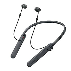 【未使用】【中古】 ソニー ワイヤレスイヤホン WI-C400 : Bluetooth対応 最大20時間連続再生 カナル型 マイク付き 2017年モデル ブラック WI-C400 B