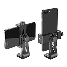 【未使用】【中古】 Neewer スマートフォンホルダー垂直ブラケット 1 4インチ三脚マウント付き 電話クリップ三脚アダプター 12 11 Pro Max X XR S20+ S20 P40 P