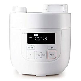【未使用】【中古】 シロカ 電気圧力鍋 SP-D121 ホワイト 圧力 無水 蒸し 炊飯 温め直し コンパクト