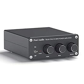 【未使用】【中古】 Fosi Audio TB10A 2チャンネル パワーアンプ ステレオオーディオアンプ レシーバー ミニHi-FiクラスDインテグレーテッドアンプ2.0CH 低音および