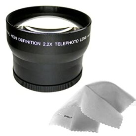 【未使用】【中古】 2.2X 高望遠レンズ (67mm) for Fujifilm FinePix s200exr + Nwv Directマイクロファイバークリーニングクロス