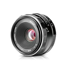 【未使用】【中古】 Meike 25mm F1.8 大口径広角レンズ マニュアルフォーカスレンズ Olypums Panasonic M43マウントミラーレスカメラ用