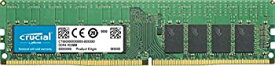 【未使用】【中古】 Crucial 16GB (DDR4 2933 MT/s PC4-23400 CL21 Single Rank x4 ECC Registered DIMM 288-Pin) Server