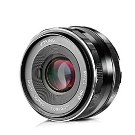 【未使用】【中古】 Voking VK-35mm F1.7 大口径マニュアルプライム固定レンズ APS-C SONY EマウントデジタルミラーレスカメラA7III A9 NEX 3 3N 5 NEX 5T NEX 5R N