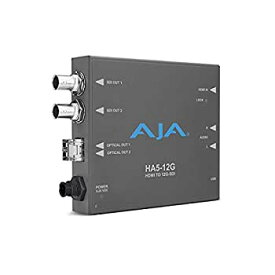 【未使用】【中古】 Aja HA5-12G-T HDMI 2.0-12G-SDI ミニコンバーター シングルファイバー送信機付き