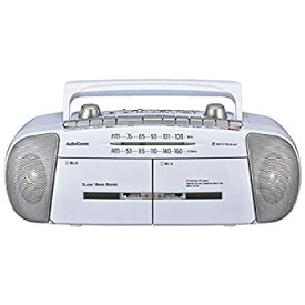 【中古】 OHM オーム電機 AudioComm ダブルラジカセ ラジオカセットレコーダー 録音再生 RCS-371Z 07-8388 OHM