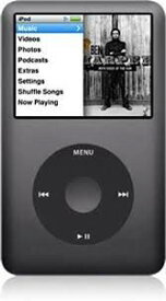 【中古】 音楽プレーヤー iPod Classic 第6世代 120GB ブラック 無地ホワイトボックス入り