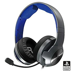 【未使用】【中古】 【PS5動作確認済】ホリゲーミングヘッドセット プロ for PlayStationR4 ブルー【SONYライセンス商品】