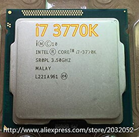 【中古】 Cailiaoxindong Core 770K i7 3770K 3.5Ghz/8MB 4コアソケット 1155/5 GT/s DMI デスクトップCPU