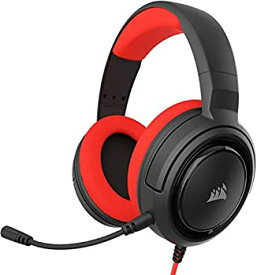 【中古】 CORSAIR ゲーミングヘッドセット HS35 STEREO Stereo Gaming Headset -Red- PC PS4 Switch? SP867 CA-9011198-AP