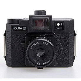 【未使用】【中古】 HOLGA ホルガ フィルムカメラ H-120GCFN ブラック ブローニーフィルム使用 カラーフラッシュ付きモデル