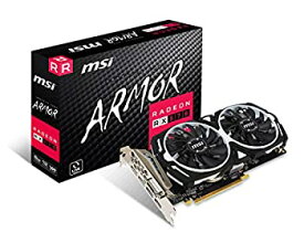 【未使用】【中古】 MSI Radeon RX 570 ARMOR 8G J グラフィックスボード VD7195