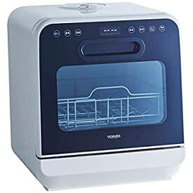【中古】 ベルソス 食器洗い乾燥機 工事不要 タンク式食洗機 液晶表示 IS-DW100 ホワイト