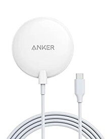【未使用】【中古】 ANKER PowerWave Magnetic Pad Lite (マグネット式ワイヤレス充電器) iPhone 12 シリーズ専用 ホワイト