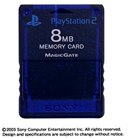 【未使用】【中古】 PlayStation 2専用メモリーカード (8MB) ミッドナイト ブルー