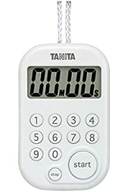 【中古】 タニタ(TANITA) キッチンタイマー(デジタル) ホワイト デジタルタイマー 100分計 TD-379-WH
