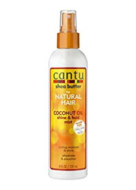 【中古】【輸入品・未使用】Cantu Shea Butter for Natural Hair Coconut Milk Shine & Hold Mist 249ml