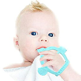 【中古】【輸入品・未使用】Angelcare ベビー歯固め 手首にはめ 歯痛みを和らげます 手を噛んでいないように保護します 食品級 安全無毒 BPAフリー 3〜12ヶ月 新生児 おもち