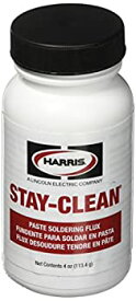 【中古】【輸入品・未使用】Harris SCPF4 Stay Clean Paste Soldering Flux%カンマ% 4 oz. Jar by Harris