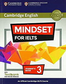 【中古】【輸入品・未使用】Mindset for IELTS Level 3 Student's Book with Testbank and Online Modules: An Official Cambridge IELTS Course