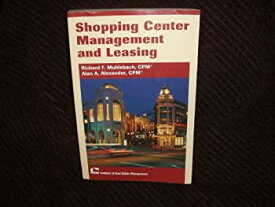 【中古】【輸入品・未使用】Shopping Center Management And Leasing
