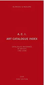 【中古】【輸入品・未使用】A.C.I.%カンマ% Art Catalogue Index