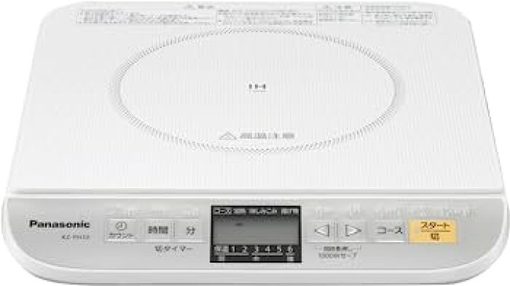 楽天市場】【中古】パナソニック 卓上IH調理器 ホワイト KZ-PH32-W 