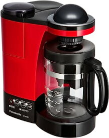 【未使用】【中古】パナソニック コーヒーメーカー ミル付き 浄水機能 レッド NC-R400-R
