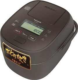 【未使用】【中古】パナソニック 炊飯器 1升 可変圧力おどり炊き 全面発熱5段IH式 ブラウン SR-MPA181-T