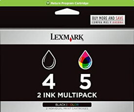 【中古】【輸入品・未使用】Lexmark 4 & 5 Black/Colour Combo Pack