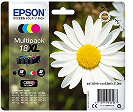 【中古】【輸入品・未使用】Epson XP30/302/405 XL Capacity Ink Cartridges - Black/Cyan/Magenta/Yellow (Pack of 4)