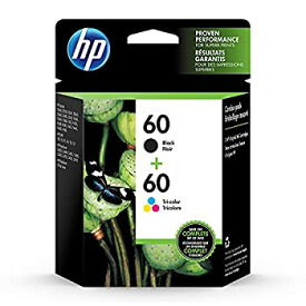 【中古】【輸入品・未使用】HP 60 Black & Tri-Color Original Ink Cartridges%カンマ% 2 pack (N9H63FN)