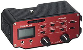 【中古】【輸入品・未使用】Saramonic(サラモニック) SR-PAX2 オーディオアダプター ミラーレス デジタル一眼レフカメラ &amp; ブラックマジックポケットカメラ用 (レッド/