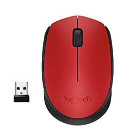 中古 【中古】【輸入品・未使用】Logitech M170 Red Clamshell Mouse