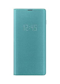 【中古】【輸入品・未使用】Samsung 純正品 Galaxy S10+(Plus) LED View Cover (LED ビュー カバー) Green/グリーン [並行輸入品]