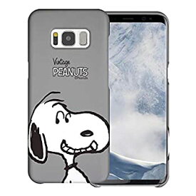 【中古】【輸入品・未使用】Galaxy S8 ケース と互換性があります Peanuts Snoopy ピーナッツ スヌーピー ハード ケース/艶消しの硬い スリム スマホ カバー 【 ギャラクシ