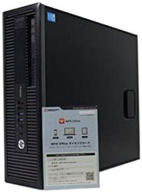 【中古】デスクトップパソコン 【OFFICE搭載】 HP EliteDesk 800 G1 SFF 第4世代 Core i5 4570 /4GB/500GB/DVDROM/Windows 10