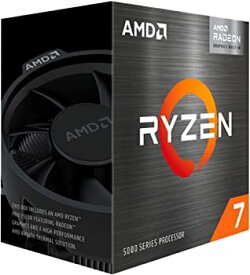 【未使用】【中古】AMD Ryzen 7 5700G with Wraith Stealth cooler 3.8GHz 8コア / 16スレッド 72MB 65W【国内正規代理店品】100-100000263BOX
