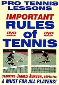 【中古】【輸入品・未使用】Pro Tennis Lessons %ダブルクォーテ%Rules of Tennis%ダブルクォーテ% For Singles & Doubles Play! Sensational New DVD Starring Renowned USPTA Pro Ja