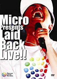 【中古】【輸入品・未使用】Micro presents Laid Back LIVE!! [DVD]