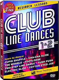 【中古】【輸入品・未使用】Club Line Dances 1 & 2: Beginner Lessons - Learn to dance the Wobble%カンマ% Electric Slide%カンマ% Cha-Cha Slide%カンマ% Two-Step Line Dance%カン
