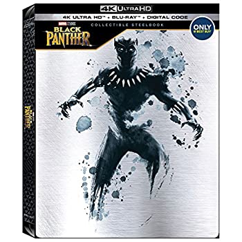 【輸入品・未使用】Black Panther 4k Ultra Hd + Blu-ray Best Buy Steelbook Hdr Avengers Infinity War